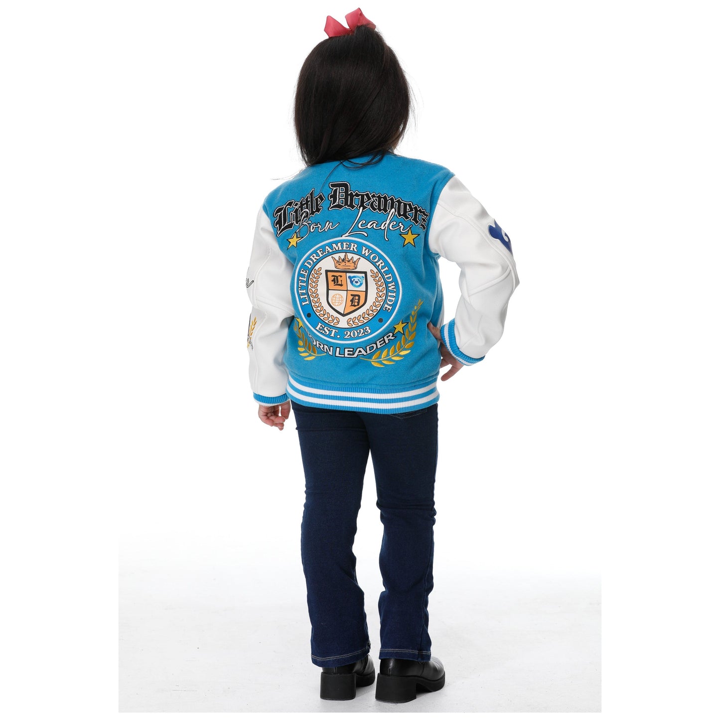 Born Leader Varsity Jacket - Regal Blue