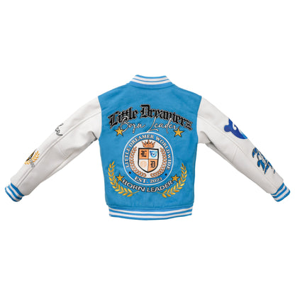 Born Leader Varsity Jacket - Regal Blue